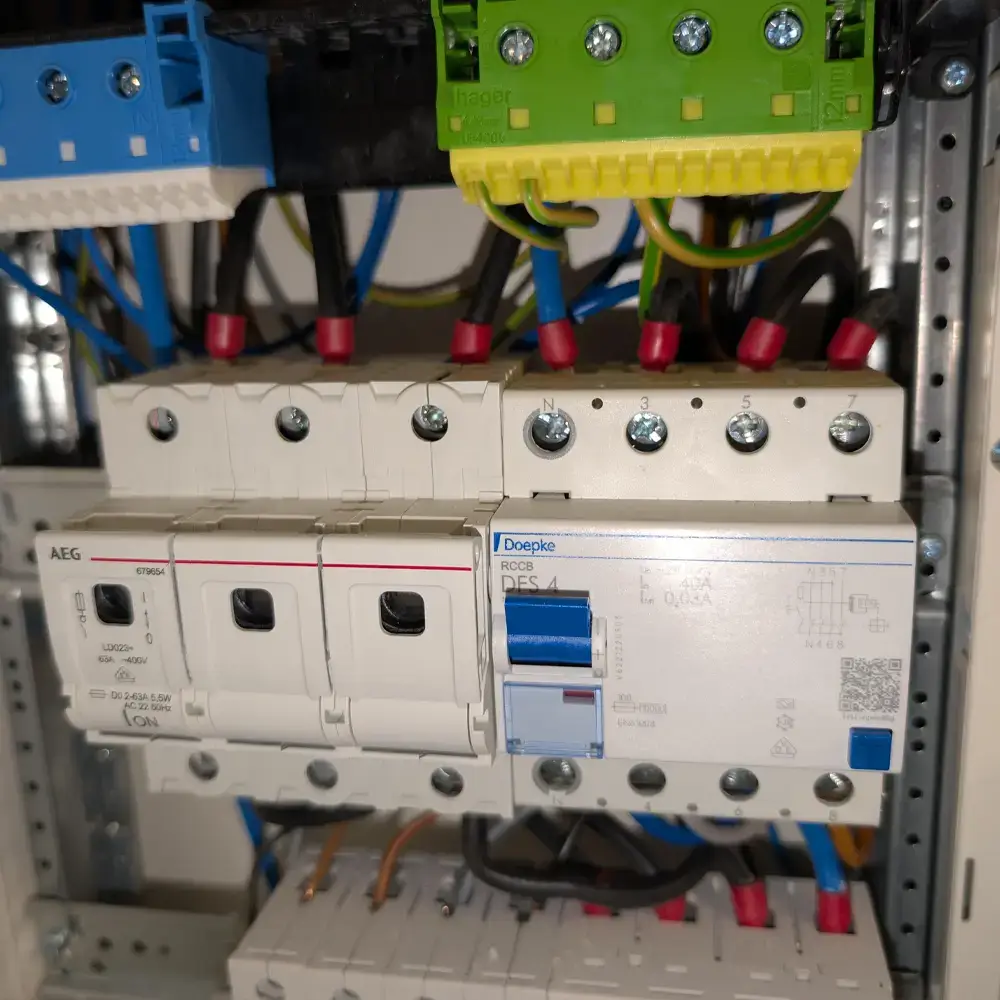 FI-Schutzschalter Typ B für eine Wallbox von Ilmenau Haustechnik