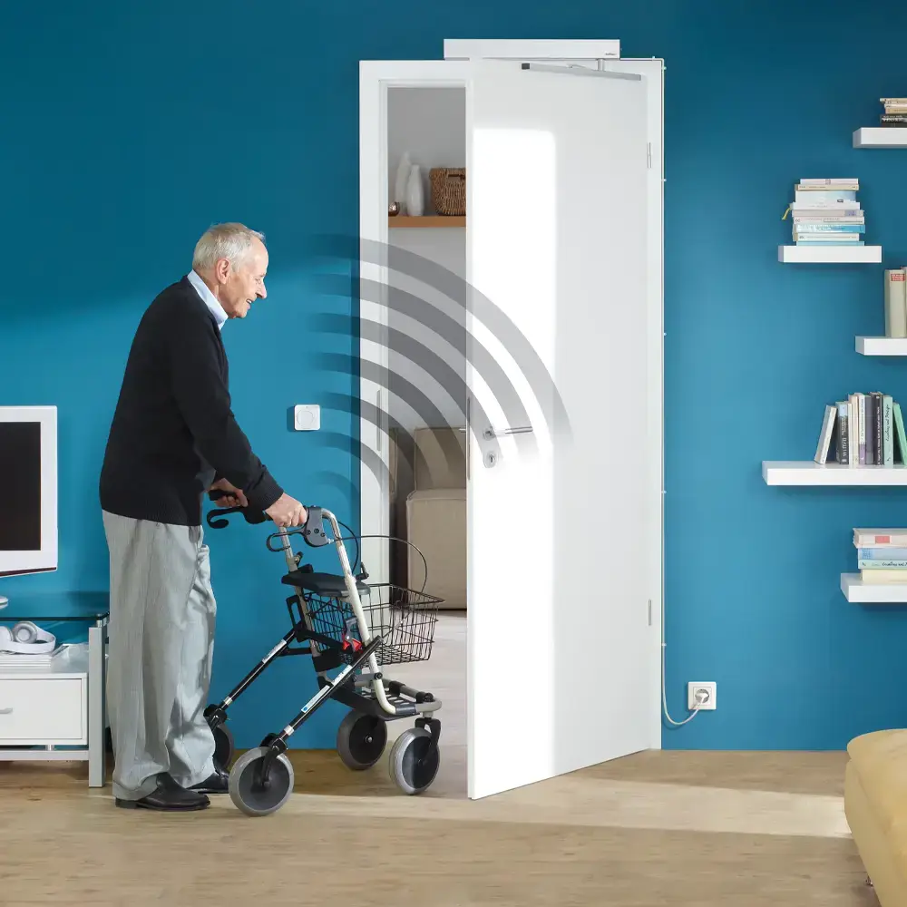 Barrierefreies Smart Home mit automatischer Türöffnung von Ilmenau Haustechnik