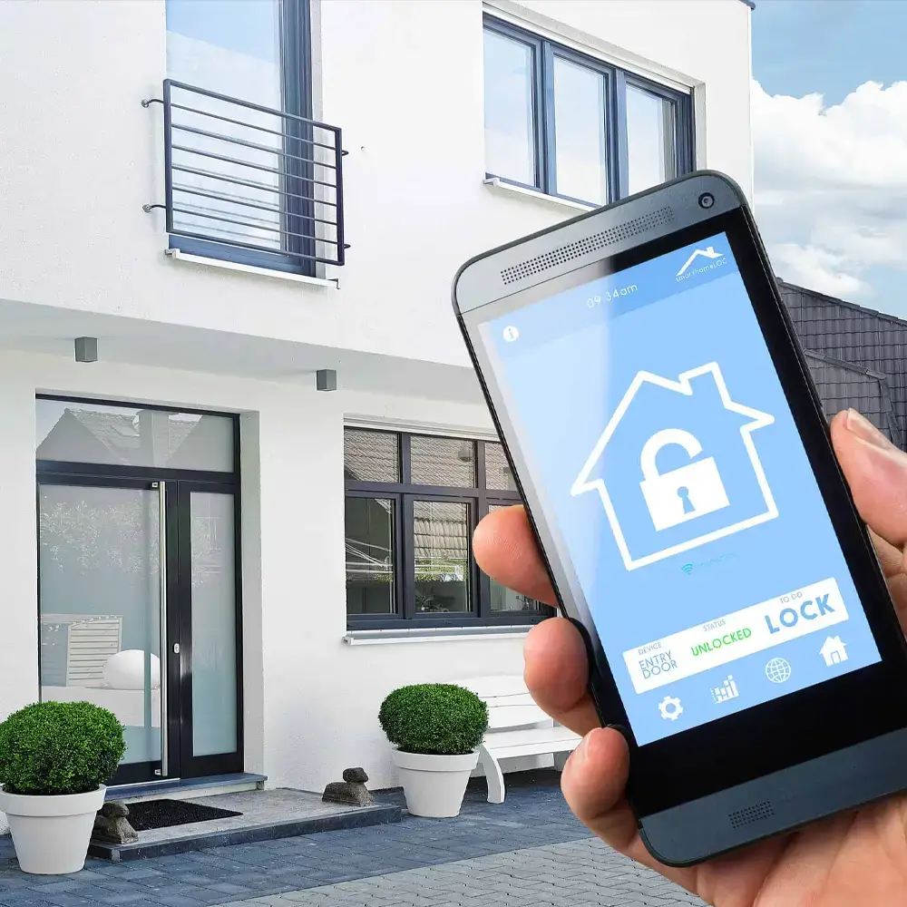Smart-Home-Sicherheit mit Steuerung per Smartphone von Ilmenau Haustechnik