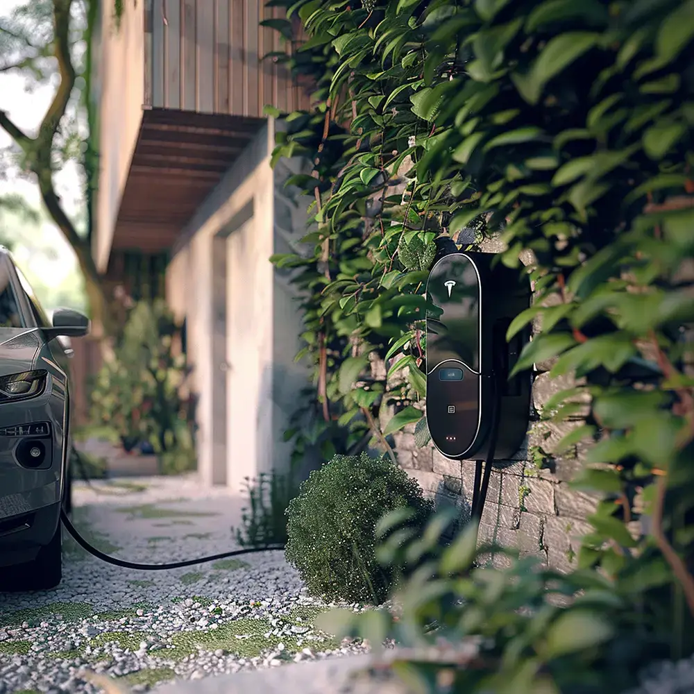 Elektroauto zu Hause an einer Wallbox laden
